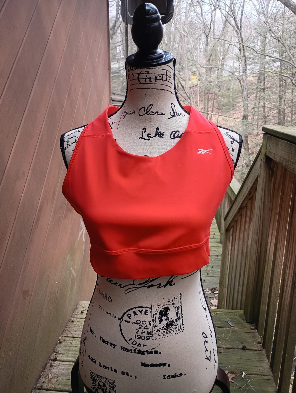 #1106 Reebok Sports Racerback Bra - Picture 2 of 8